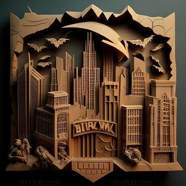 3D model gotham city (STL)